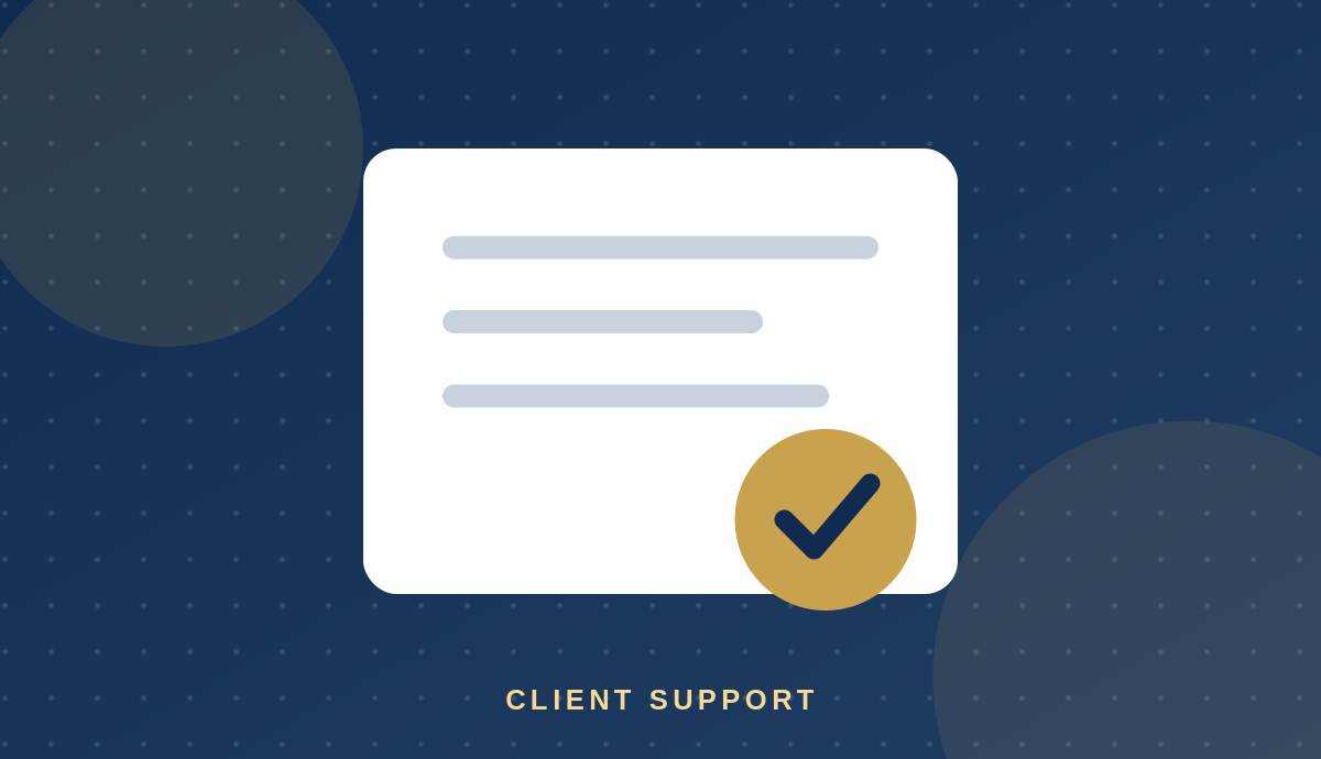 Client services professional